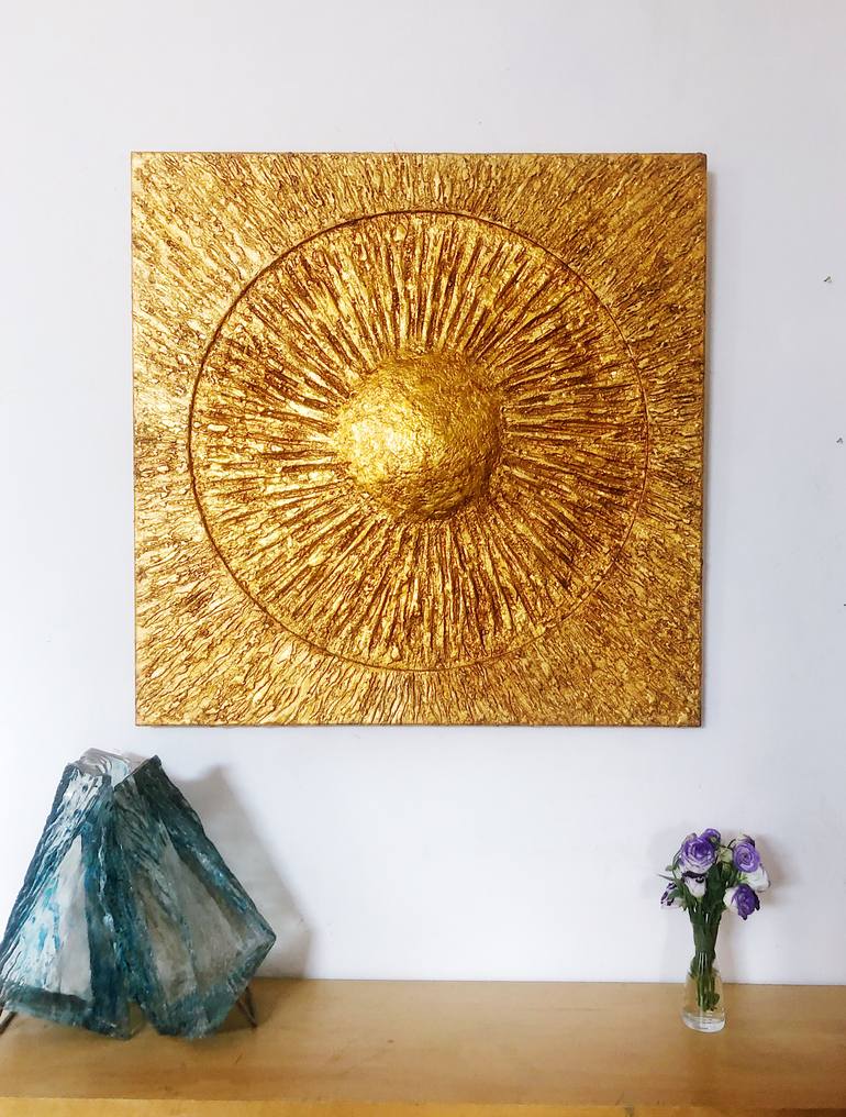 Original Conceptual Abstract Painting by Guglielmo Ferraiola