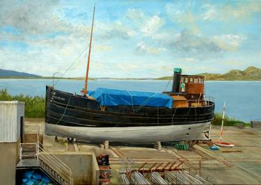 'Auld Reekie' at Crinan Boatyard thumb