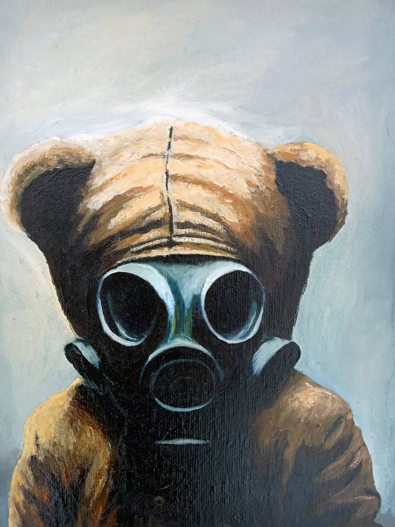 Original Conceptual Children Painting by Alexandr Gera