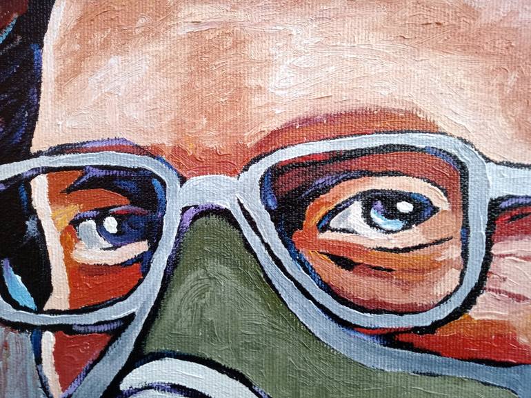 Original Abstract Pop Culture/Celebrity Painting by Alexandr Gera