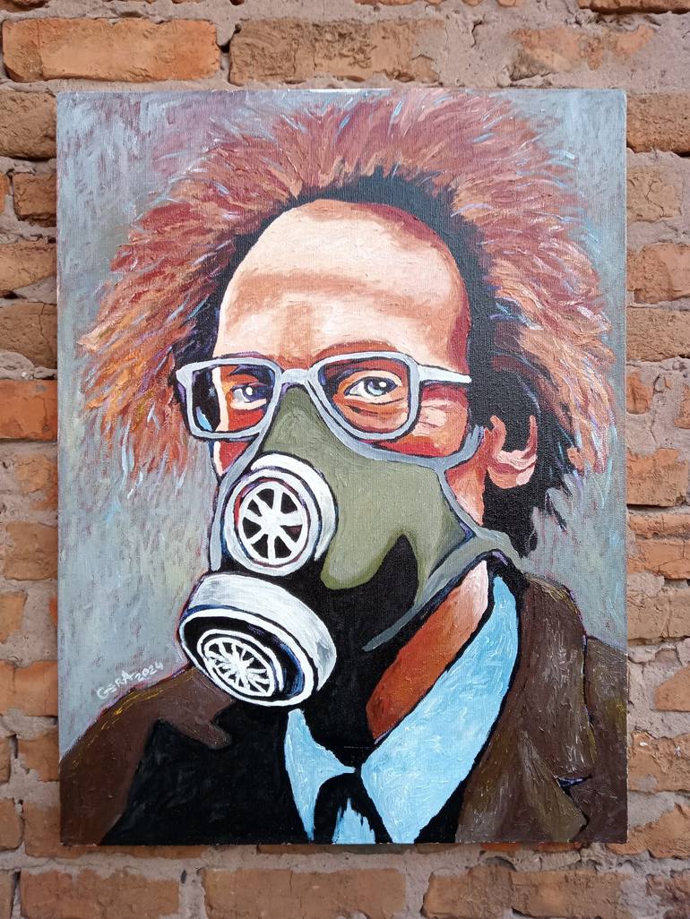 Original Abstract Pop Culture/Celebrity Painting by Alexandr Gera