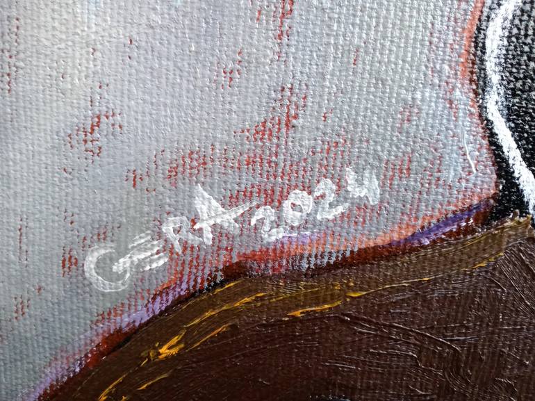 Original Abstract Pop Culture/Celebrity Painting by Alexandr Gera