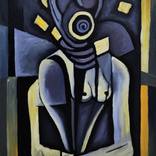 A Girl in a New Gas Mask by Alexandr GerA