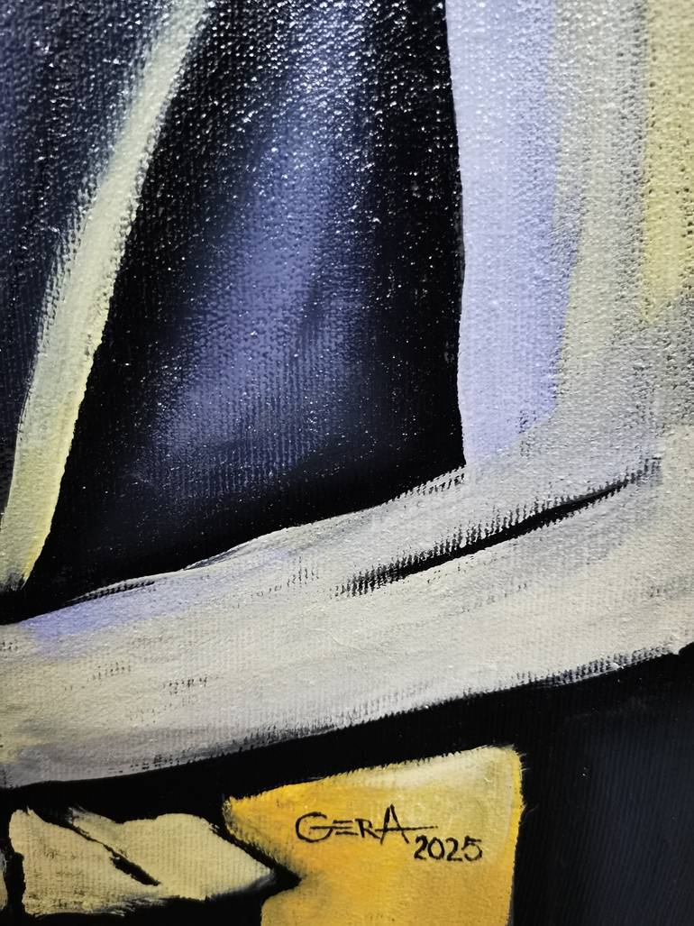 Original Cubism Abstract Painting by Alexandr Gera