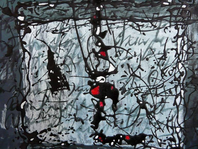 Original Conceptual Abstract Painting by Alexandr Gera