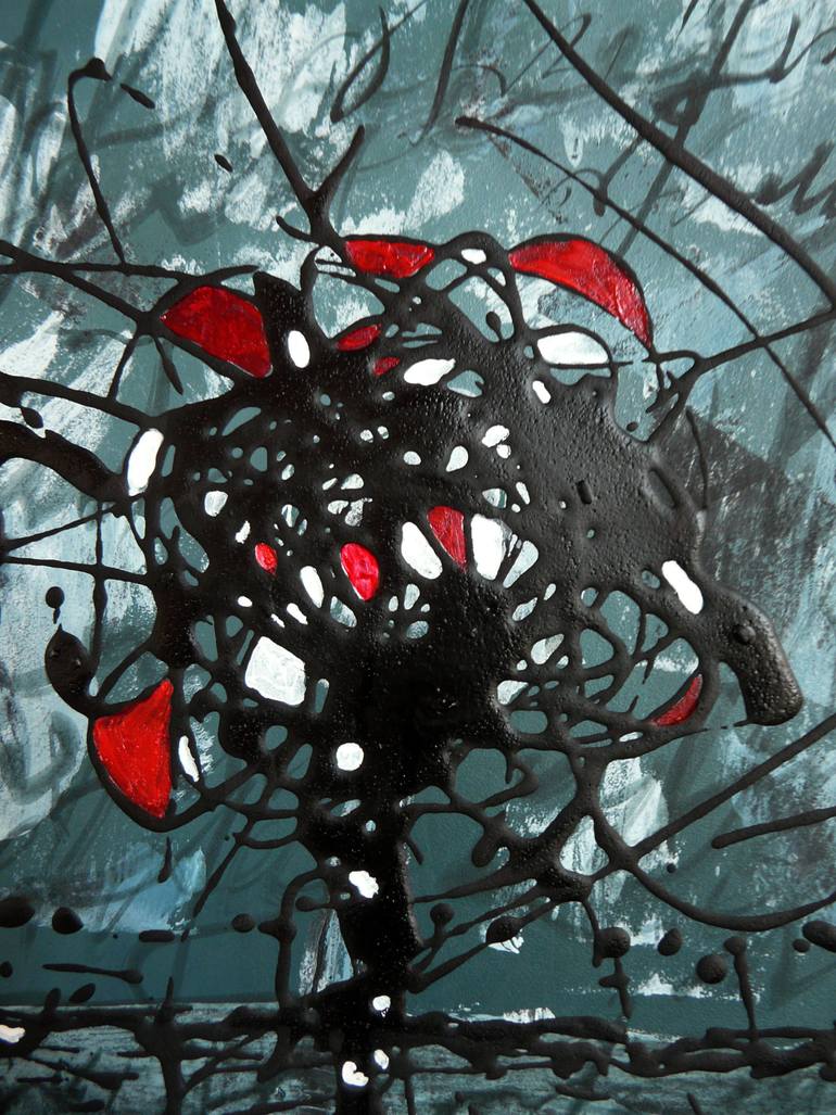 Original Conceptual Abstract Painting by Alexandr Gera