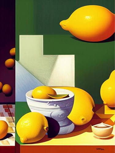Print of Abstract Food Paintings by Alexandr GerA