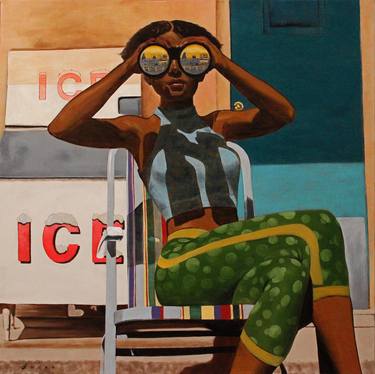 Original Conceptual People Painting by Duane Brown
