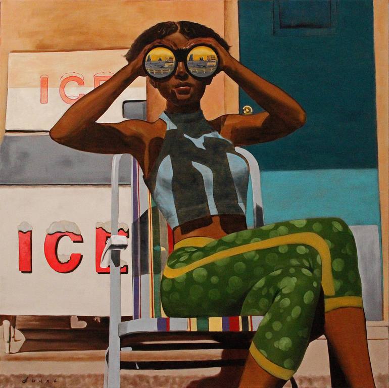 Original Conceptual People Paintings by Duane Brown