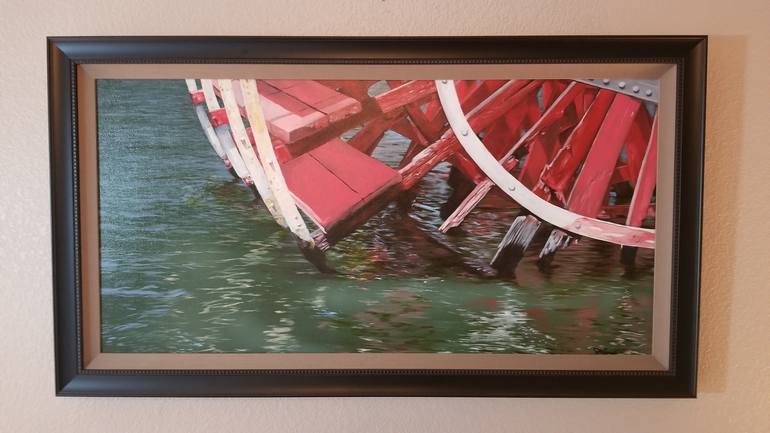 Original Ship Painting by Duane Brown