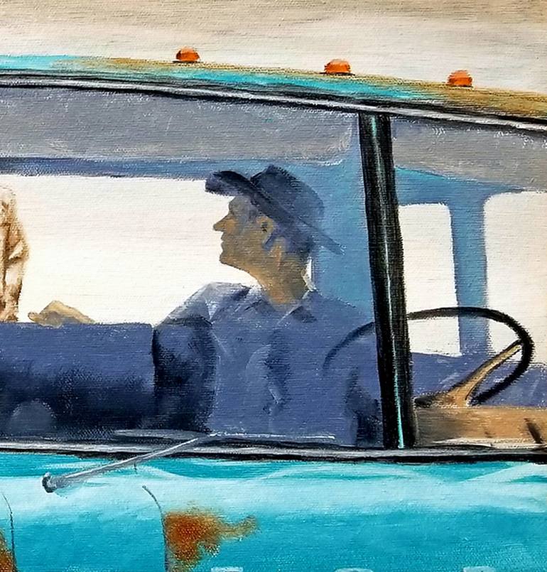 Original Fine Art Automobile Painting by Duane Brown