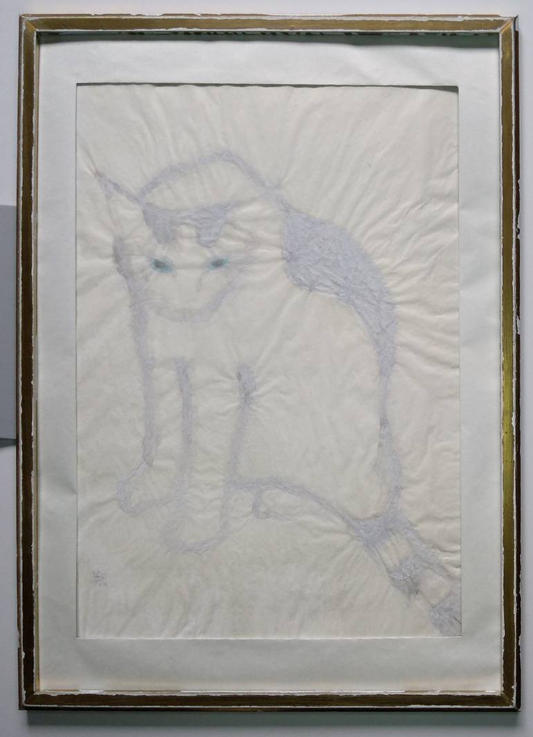 Original Minimalism Animal Drawing by Saku Kuronashi