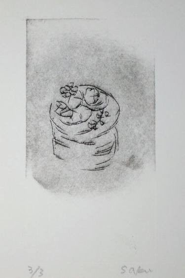 Print of Minimalism Cuisine Printmaking by Saku Kuronashi