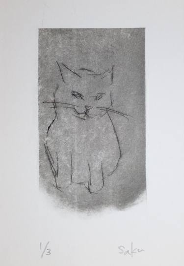 Print of Minimalism Animal Printmaking by Saku Kuronashi