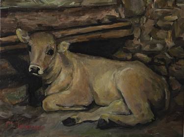 Original Expressionism Animal Paintings by Mirel-Valentin Ionascu