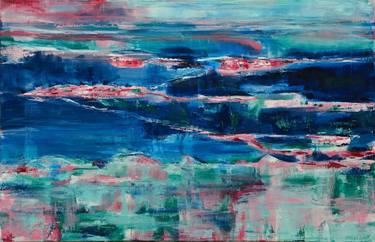 Original Abstract Expressionism Abstract Paintings by Christine Arlert