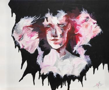 Print of Abstract Portrait Paintings by David Hemetsberger