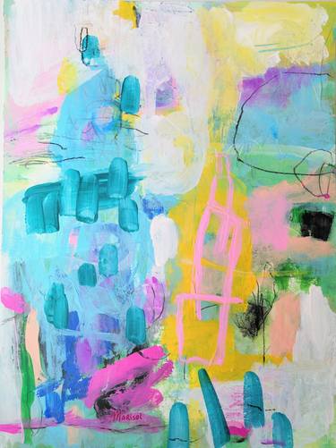 Original Abstract Painting by Marisol Evora