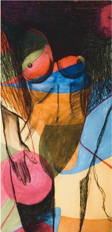 Print of Abstract Expressionism Women Drawings by Mariia Mallakurbanova