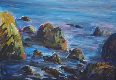 Original Impressionism Seascape Paintings by John Kilduff