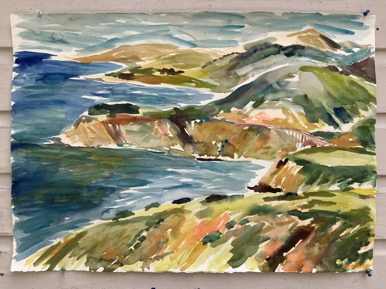 Original Impressionism Seascape Painting by John Kilduff