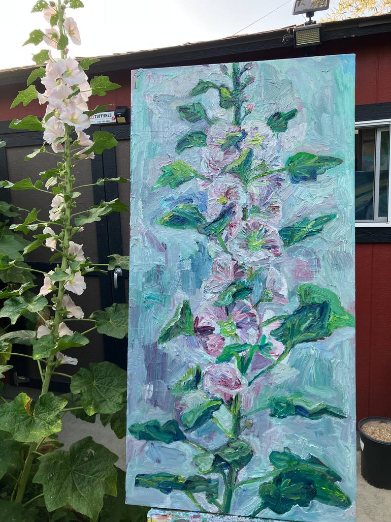 Original Impressionism Floral Painting by John Kilduff