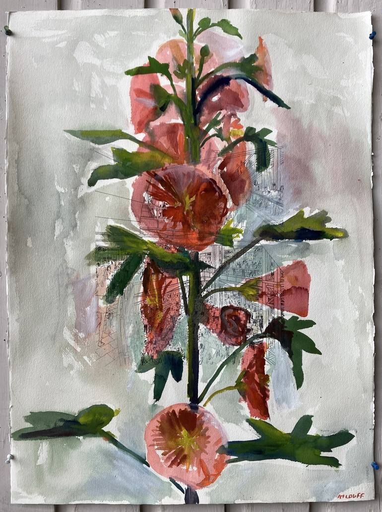 Original Impressionism Floral Painting by John Kilduff