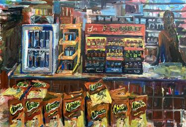 Saatchi Art Artist John Kilduff; Paintings, “Gas station in the middle of California” #art