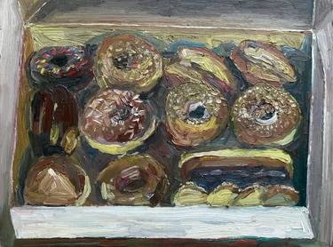 Saatchi Art Artist John Kilduff; Paintings, “Box of donuts” #art
