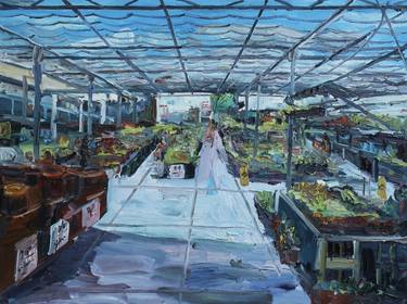 Original Impressionism Architecture Paintings by John Kilduff