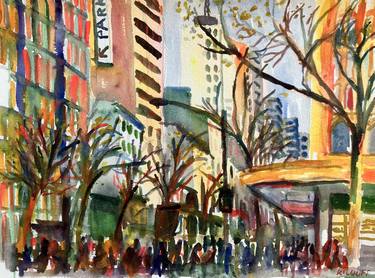 Original Impressionism Architecture Paintings by John Kilduff