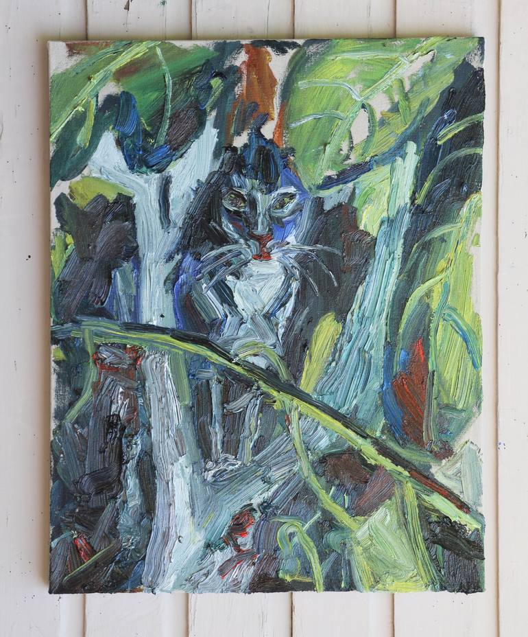 Original Impressionism Animal Painting by John Kilduff