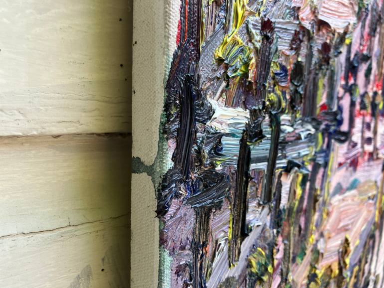 Original Artificial Intelligence Cities Painting by John Kilduff