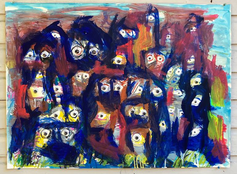 Original Impressionism People Painting by John Kilduff