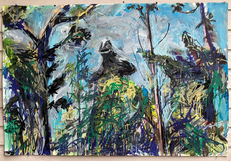 Original Impressionism Abstract Painting by John Kilduff