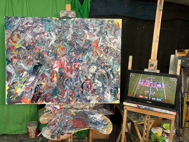 Original Abstract Expressionism Abstract Painting by John Kilduff