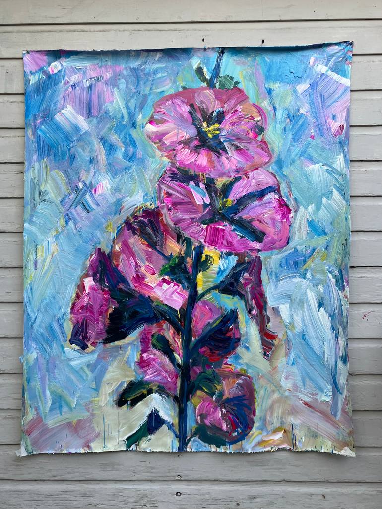 Original Impressionism Floral Painting by John Kilduff