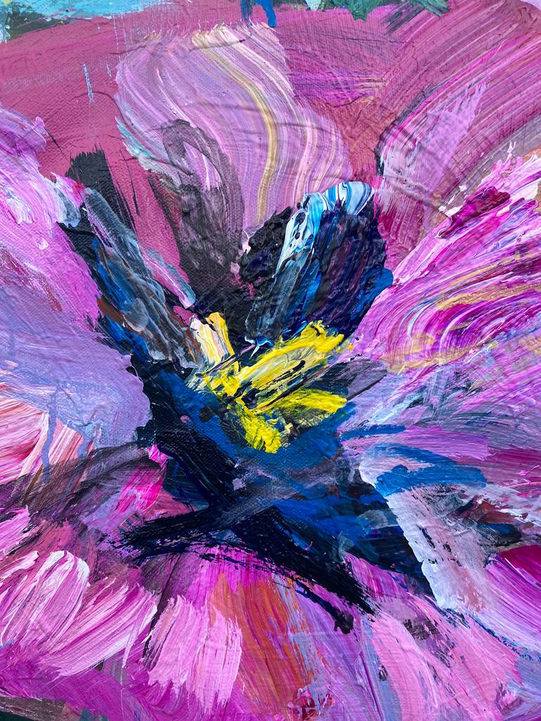 Original Impressionism Floral Painting by John Kilduff