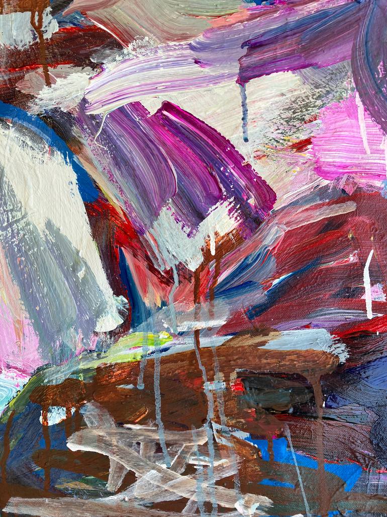 Original Impressionism Floral Painting by John Kilduff