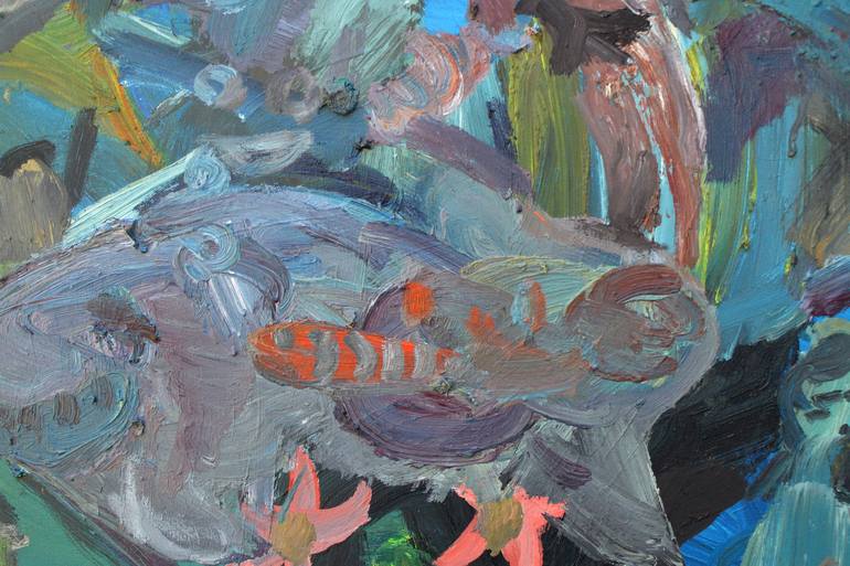 Original Conceptual Fish Painting by John Kilduff