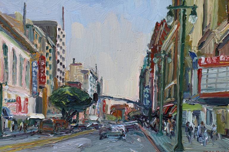 Original Impressionism Architecture Painting by John Kilduff