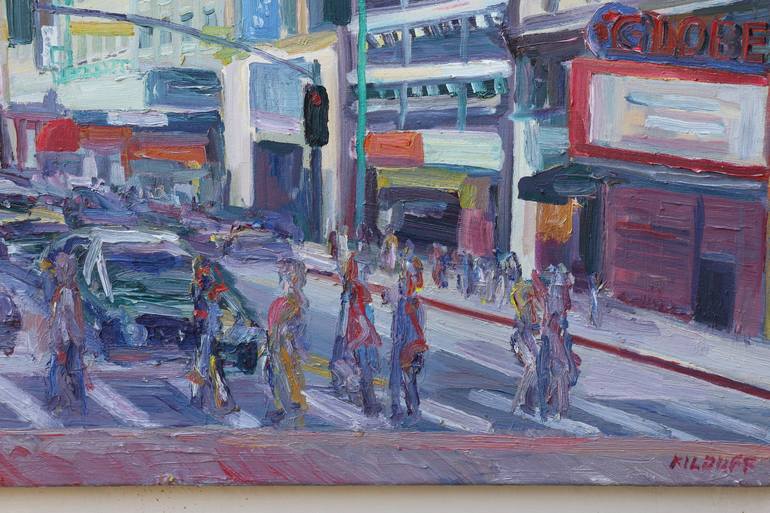 Original Impressionism Architecture Painting by John Kilduff