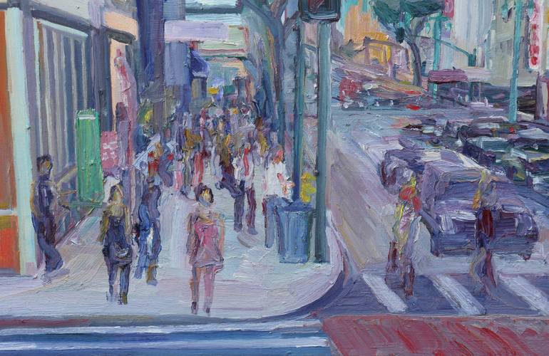 Original Impressionism Architecture Painting by John Kilduff