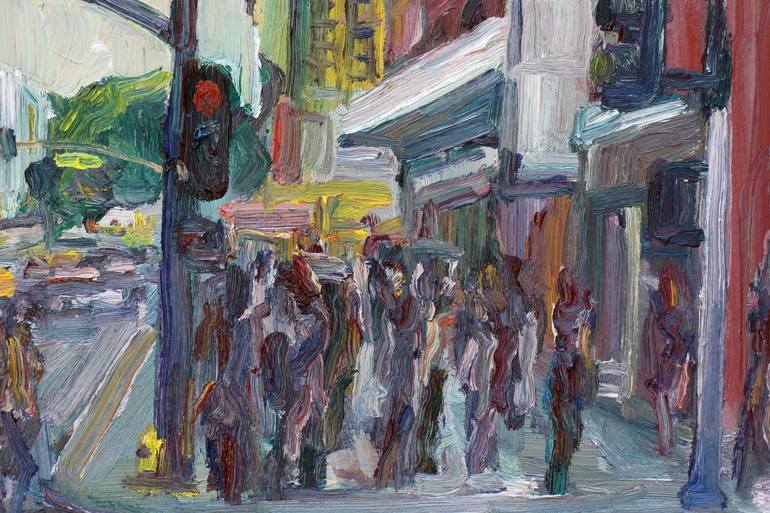 Original Impressionism Cities Painting by John Kilduff