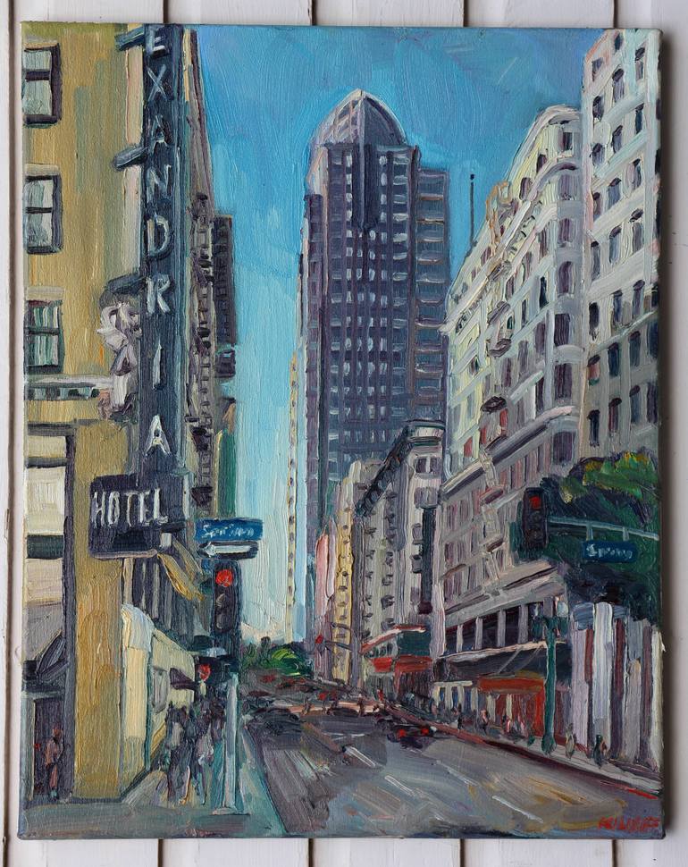 Original Impressionism Cities Painting by John Kilduff