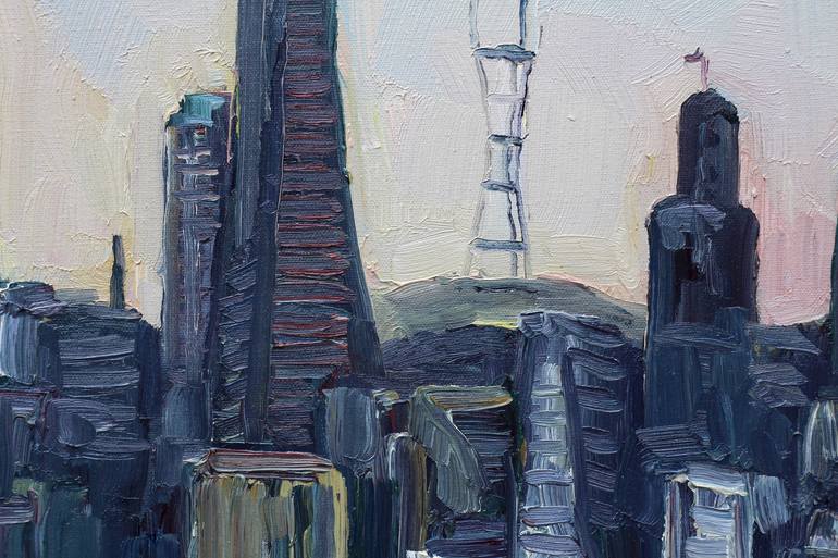 Original Impressionism Cities Painting by John Kilduff