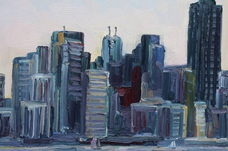 Original Impressionism Cities Painting by John Kilduff