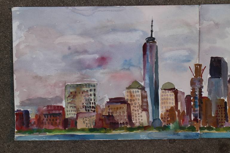 Original Impressionism Cities Painting by John Kilduff
