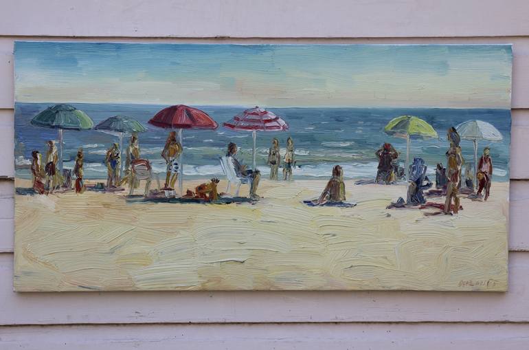 Original Impressionism Seascape Painting by John Kilduff