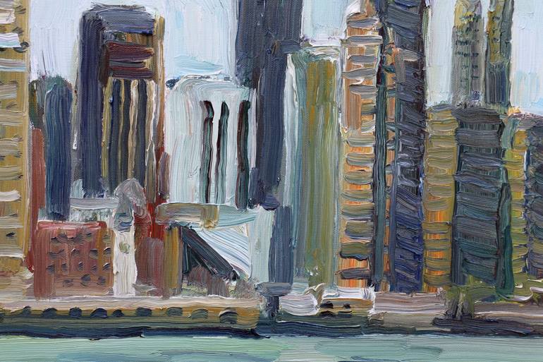 Original Impressionism Cities Painting by John Kilduff